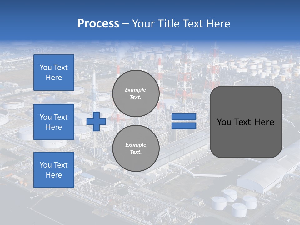 Luxury Beautiful Swimming Pool With Blue Water PowerPoint Template