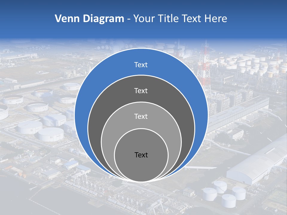 Luxury Beautiful Swimming Pool With Blue Water PowerPoint Template