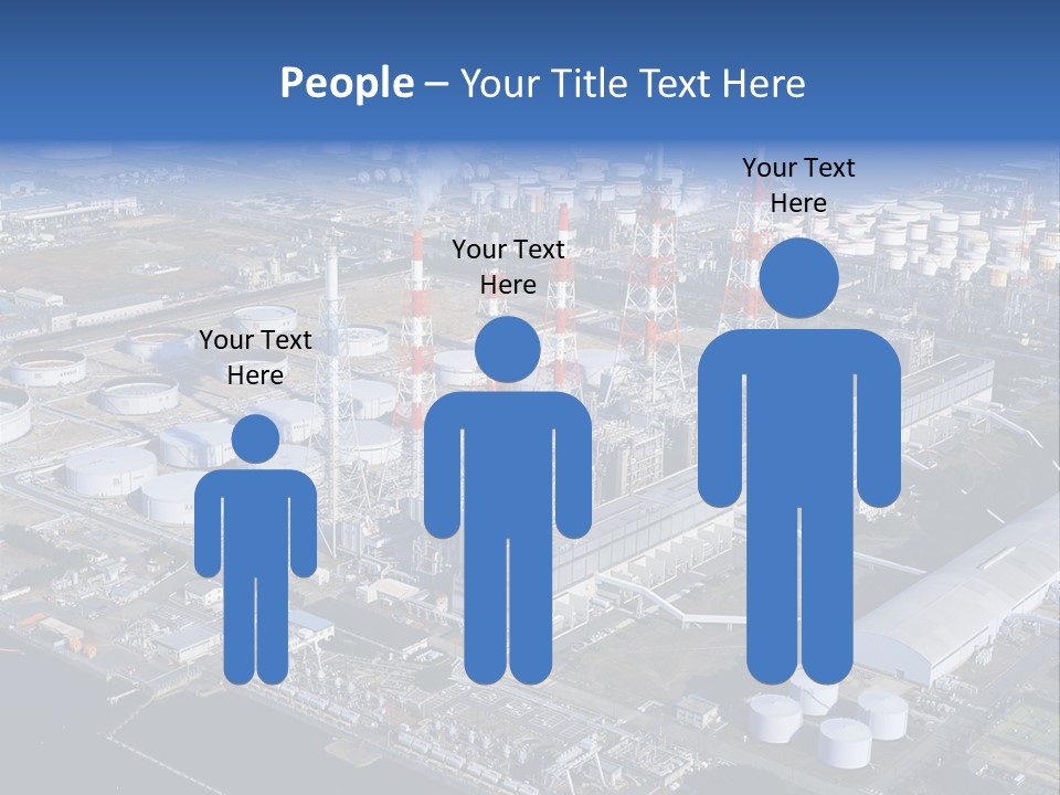 Luxury Beautiful Swimming Pool With Blue Water PowerPoint Template