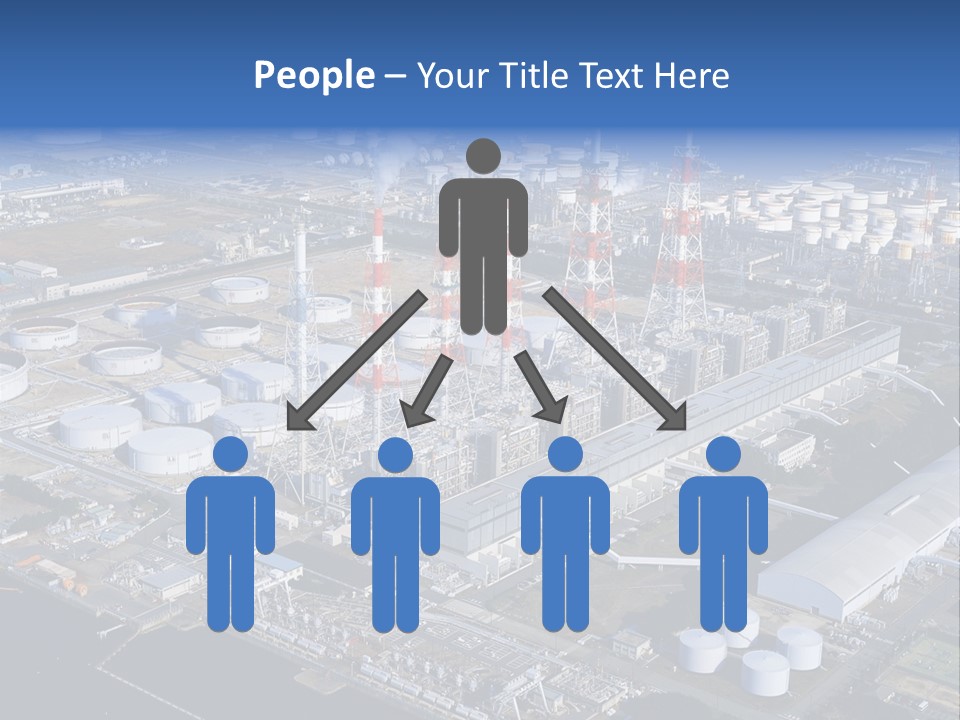 Luxury Beautiful Swimming Pool With Blue Water PowerPoint Template