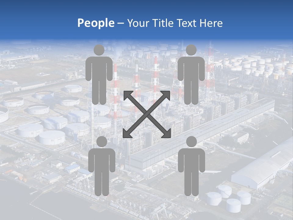 Luxury Beautiful Swimming Pool With Blue Water PowerPoint Template