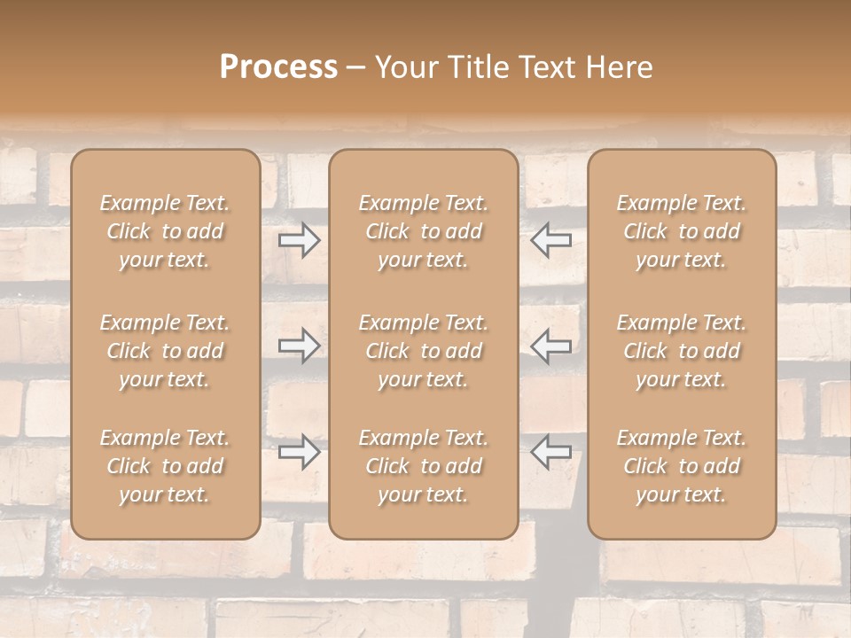 Cracked Brick Wall PowerPoint Template