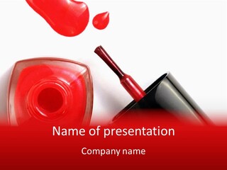 Nail Polish PowerPoint Template