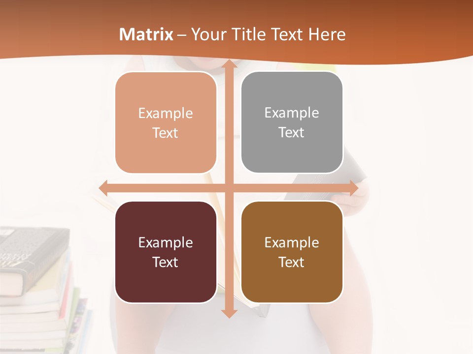 The Little Boy Sits On A Chamber-Pot And Reads The Book PowerPoint Template