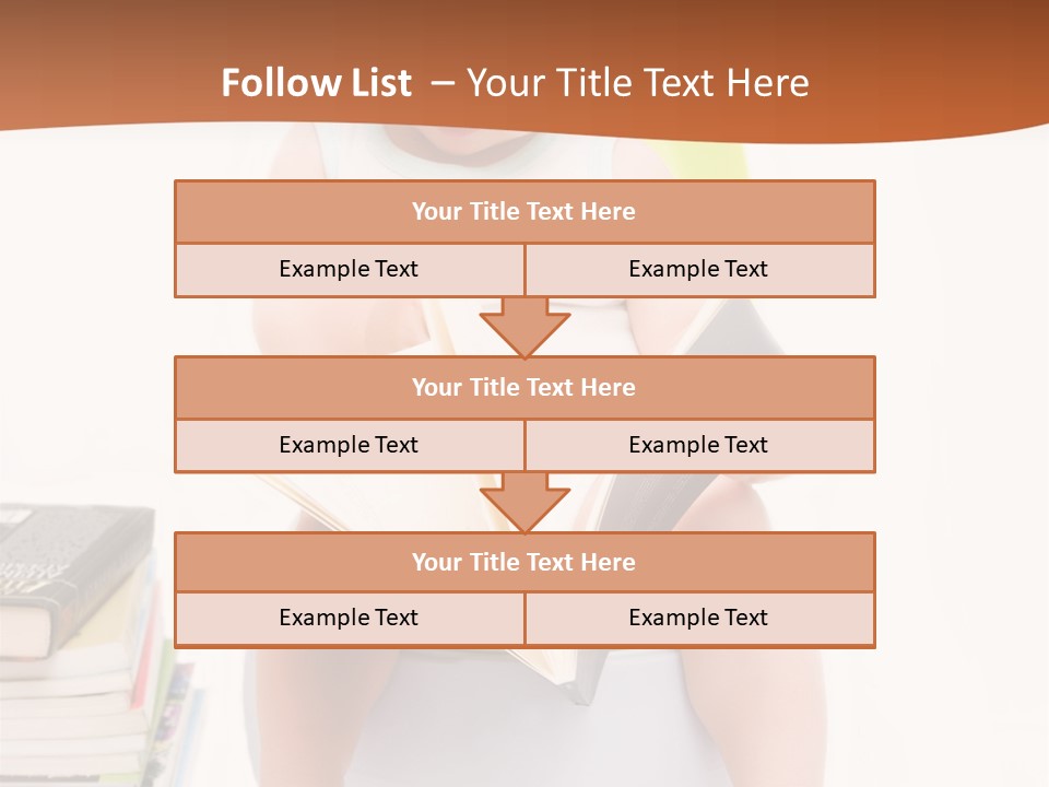 The Little Boy Sits On A Chamber-Pot And Reads The Book PowerPoint Template
