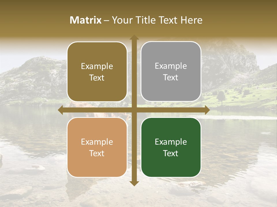 Enol Lake PowerPoint Template