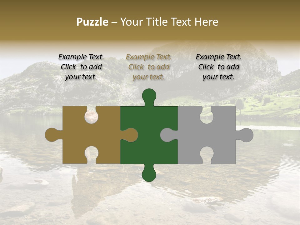 Enol Lake PowerPoint Template