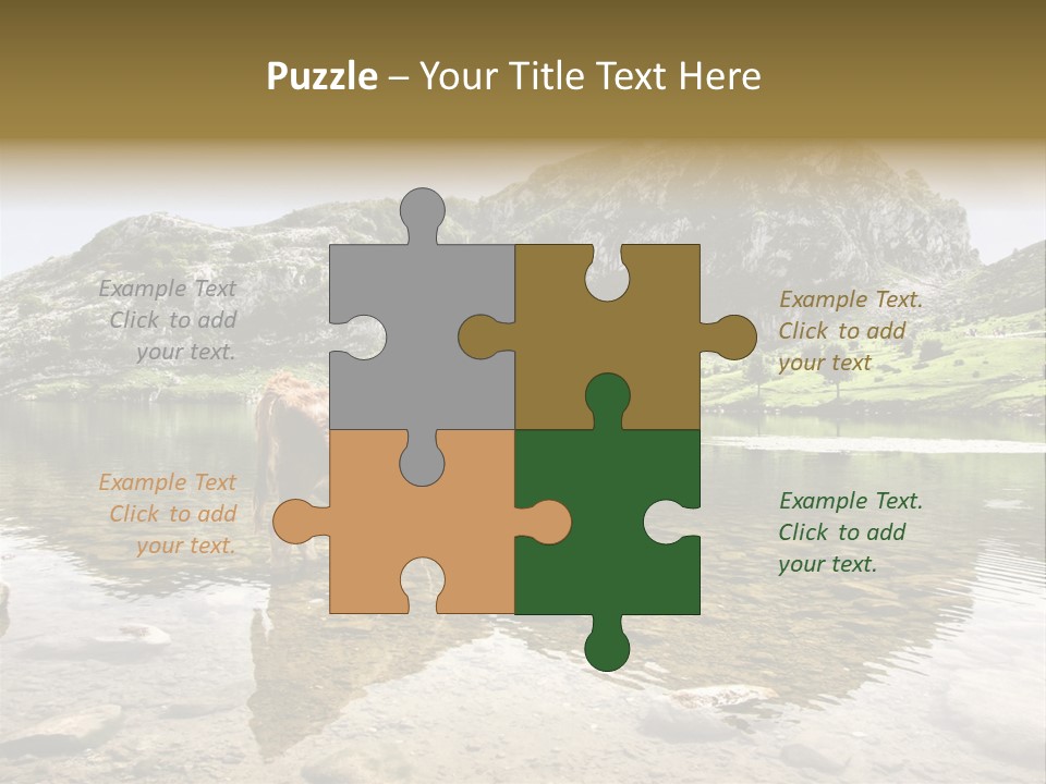 Enol Lake PowerPoint Template