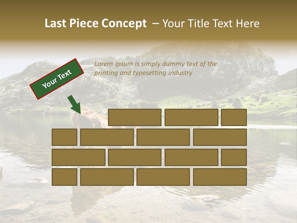 Enol Lake PowerPoint Template