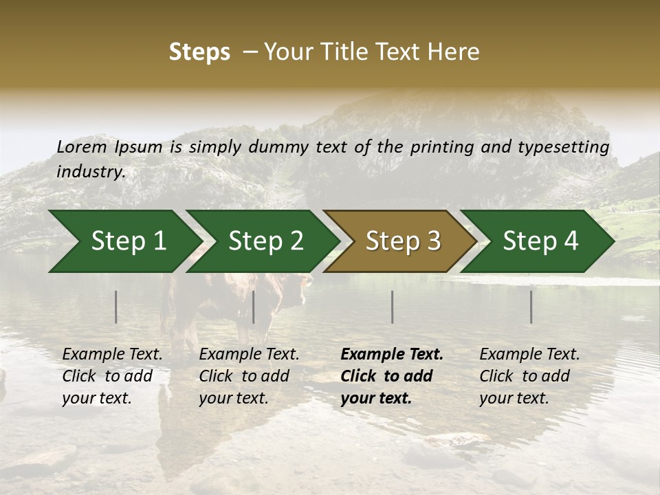 Enol Lake PowerPoint Template