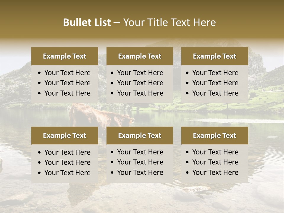 Enol Lake PowerPoint Template