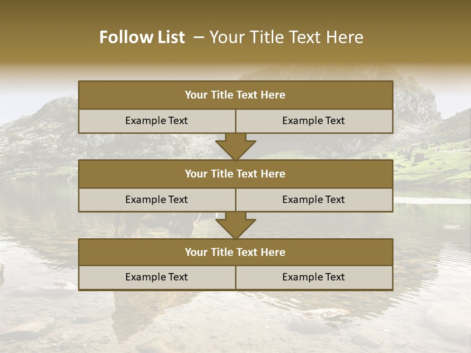 Enol Lake PowerPoint Template