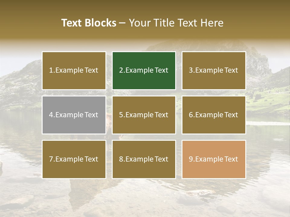 Enol Lake PowerPoint Template