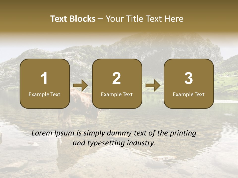 Enol Lake PowerPoint Template