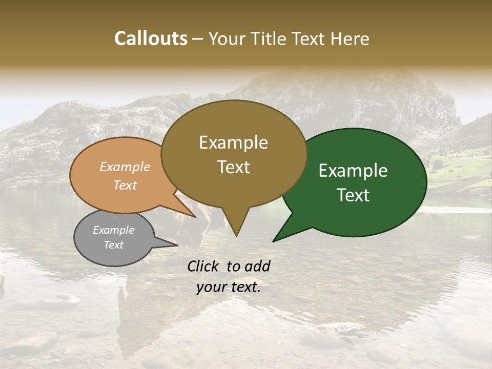 Enol Lake PowerPoint Template