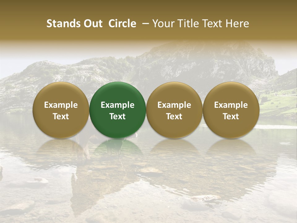 Enol Lake PowerPoint Template