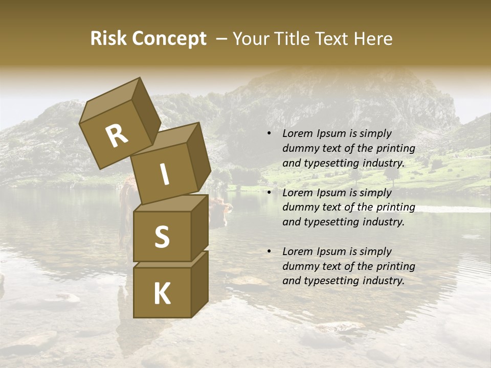 Enol Lake PowerPoint Template