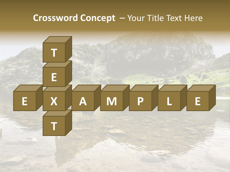 Enol Lake PowerPoint Template