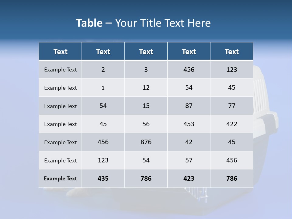 Young Dog Papillon And A Plastic Carrier PowerPoint Template