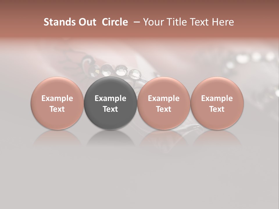 Human Fingers With Long Fingernail And Beautiful Manicure Over Gray PowerPoint Template