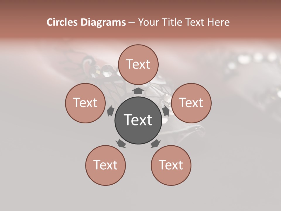 Human Fingers With Long Fingernail And Beautiful Manicure Over Gray PowerPoint Template