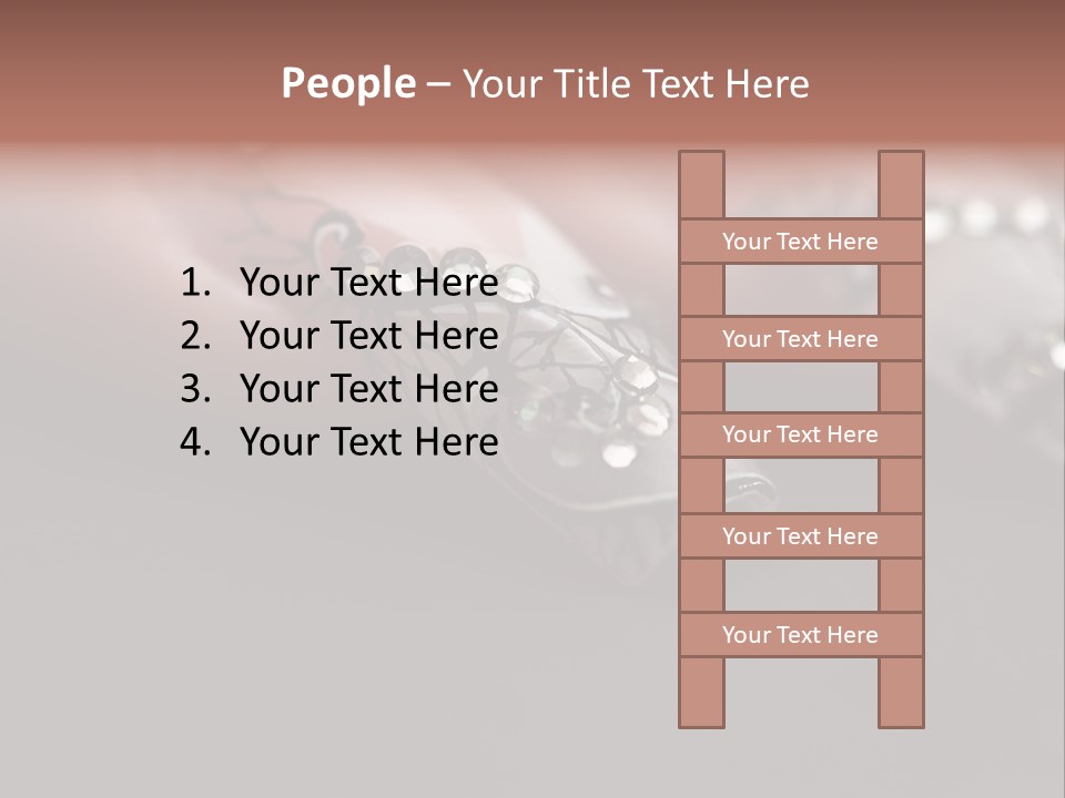 Human Fingers With Long Fingernail And Beautiful Manicure Over Gray PowerPoint Template