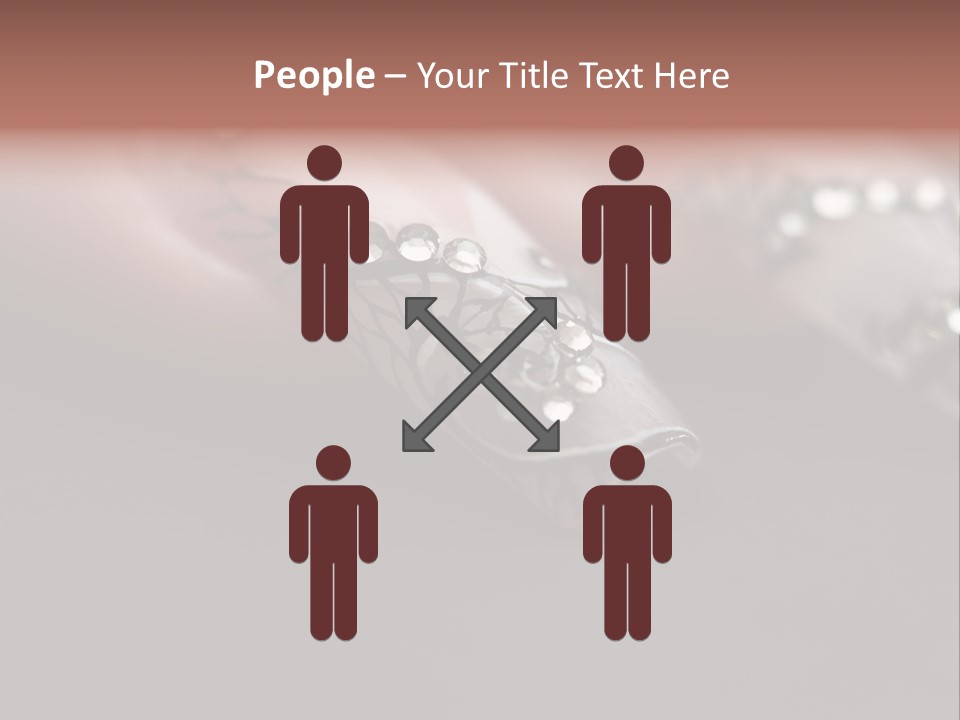 Human Fingers With Long Fingernail And Beautiful Manicure Over Gray PowerPoint Template