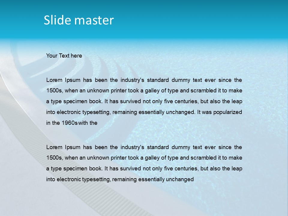 Swimming Pool PowerPoint Template