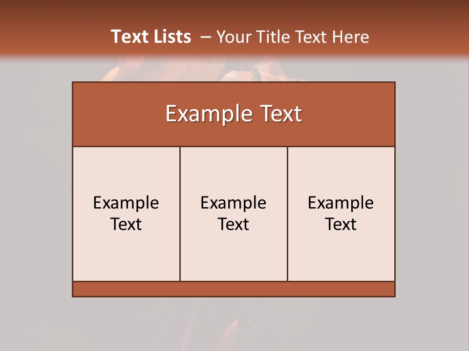 Beautiful Bellydancer Tossing Veil PowerPoint Template