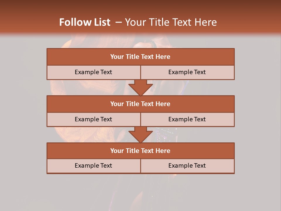 Beautiful Bellydancer Tossing Veil PowerPoint Template