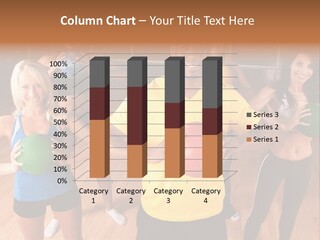 A Male Fitness Intstructor Leads A Class PowerPoint Template