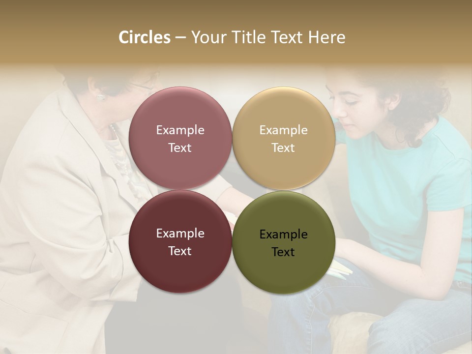 Psychologist Giving A Teen Girl An Agreement To Sign Before Starting Therapy. PowerPoint Template