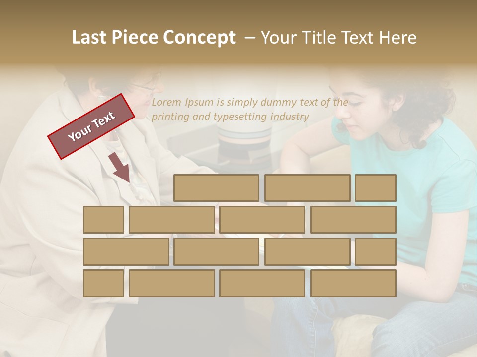 Psychologist Giving A Teen Girl An Agreement To Sign Before Starting Therapy. PowerPoint Template
