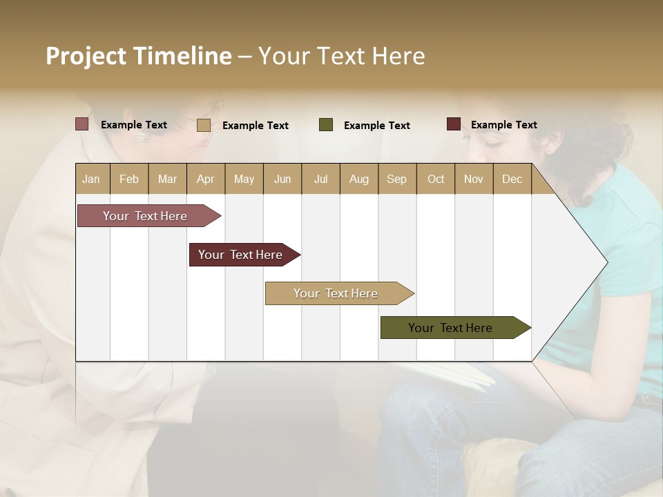 Psychologist Giving A Teen Girl An Agreement To Sign Before Starting Therapy. PowerPoint Template