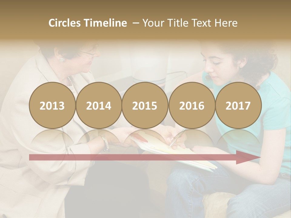 Psychologist Giving A Teen Girl An Agreement To Sign Before Starting Therapy. PowerPoint Template