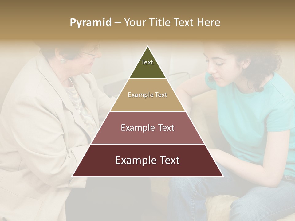 Psychologist Giving A Teen Girl An Agreement To Sign Before Starting Therapy. PowerPoint Template