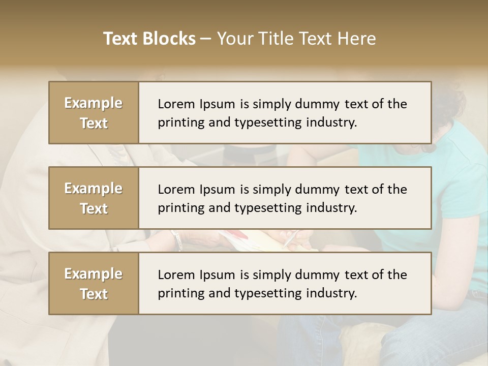 Psychologist Giving A Teen Girl An Agreement To Sign Before Starting Therapy. PowerPoint Template