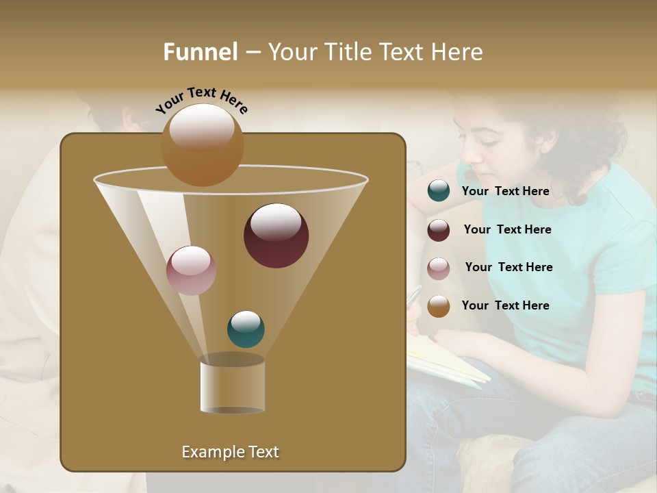 Psychologist Giving A Teen Girl An Agreement To Sign Before Starting Therapy. PowerPoint Template
