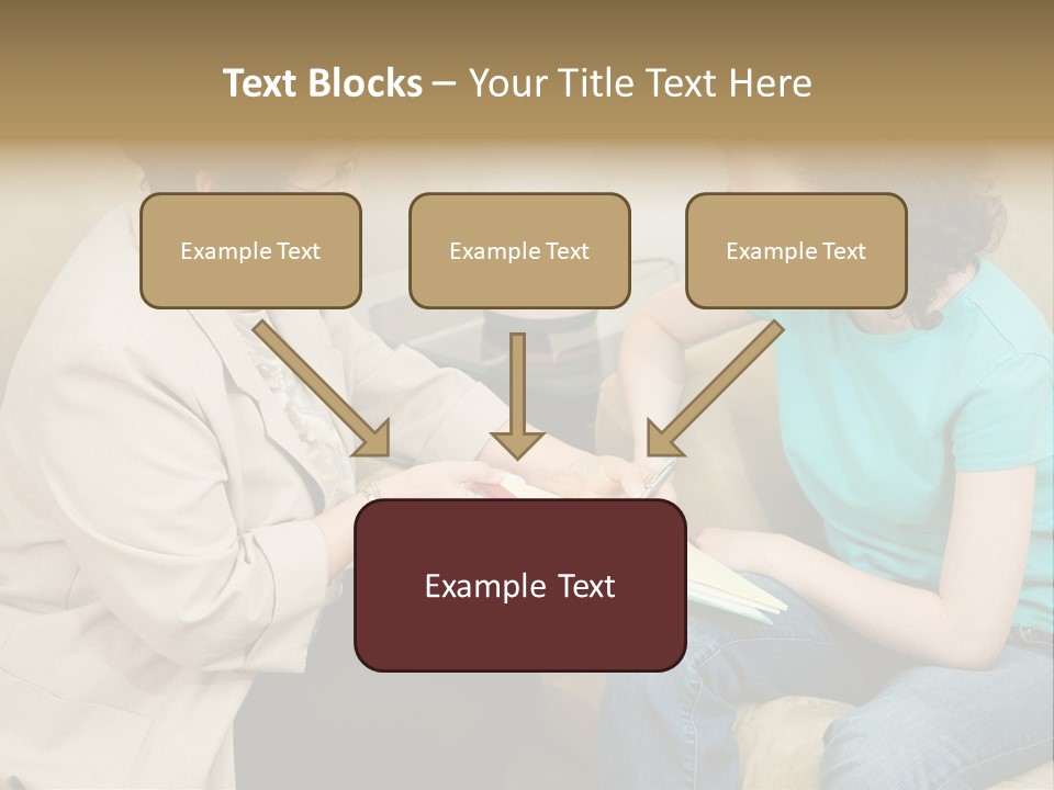 Psychologist Giving A Teen Girl An Agreement To Sign Before Starting Therapy. PowerPoint Template