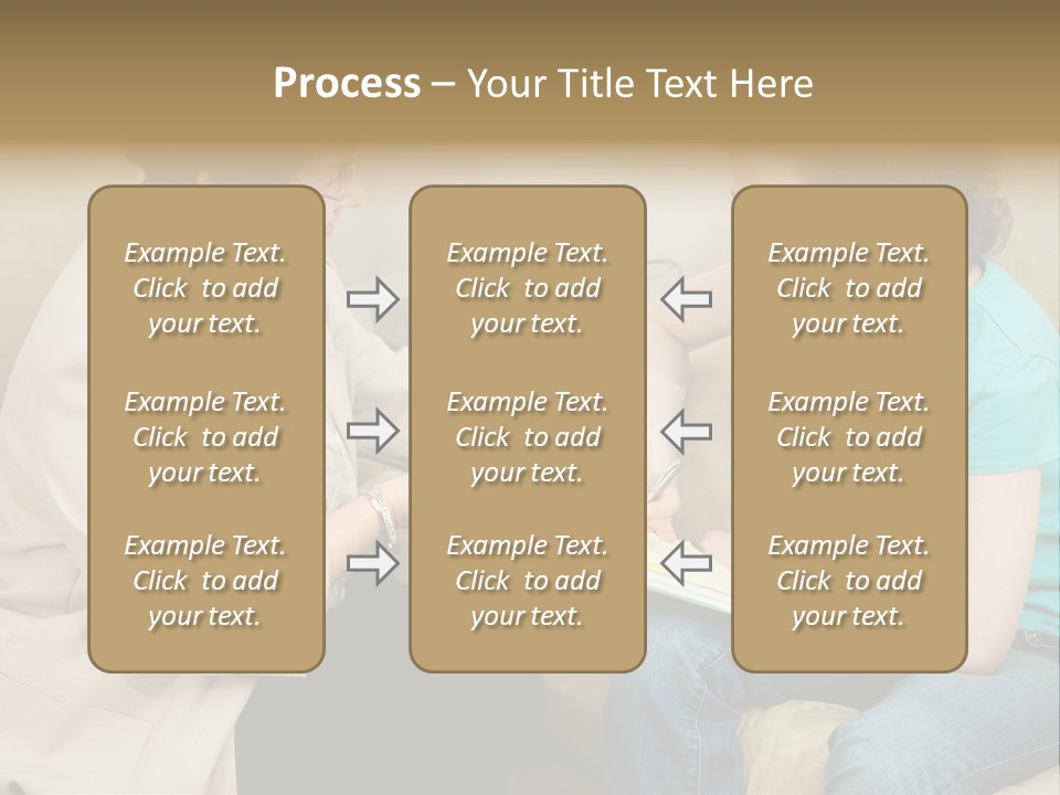 Psychologist Giving A Teen Girl An Agreement To Sign Before Starting Therapy. PowerPoint Template