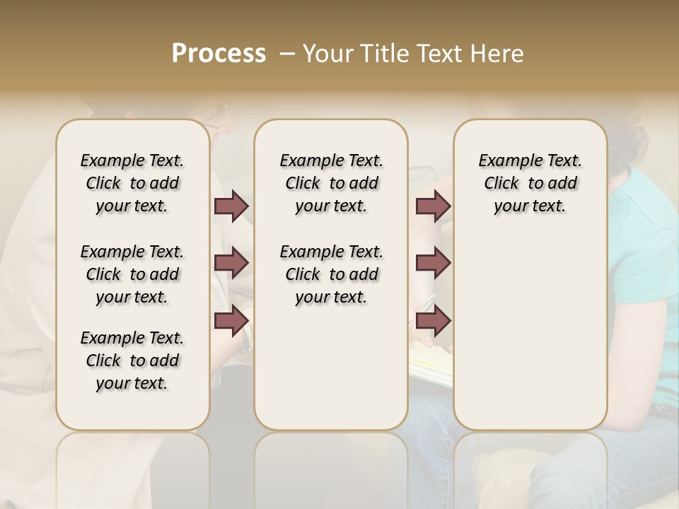 Psychologist Giving A Teen Girl An Agreement To Sign Before Starting Therapy. PowerPoint Template