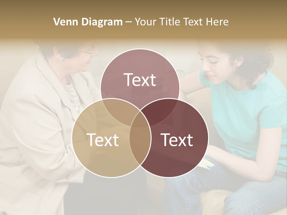 Psychologist Giving A Teen Girl An Agreement To Sign Before Starting Therapy. PowerPoint Template