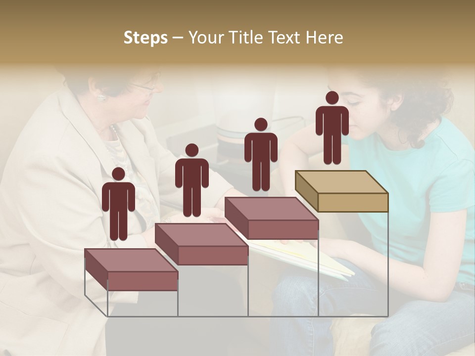 Psychologist Giving A Teen Girl An Agreement To Sign Before Starting Therapy. PowerPoint Template