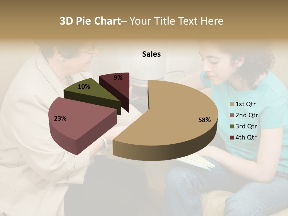 Psychologist Giving A Teen Girl An Agreement To Sign Before Starting Therapy. PowerPoint Template