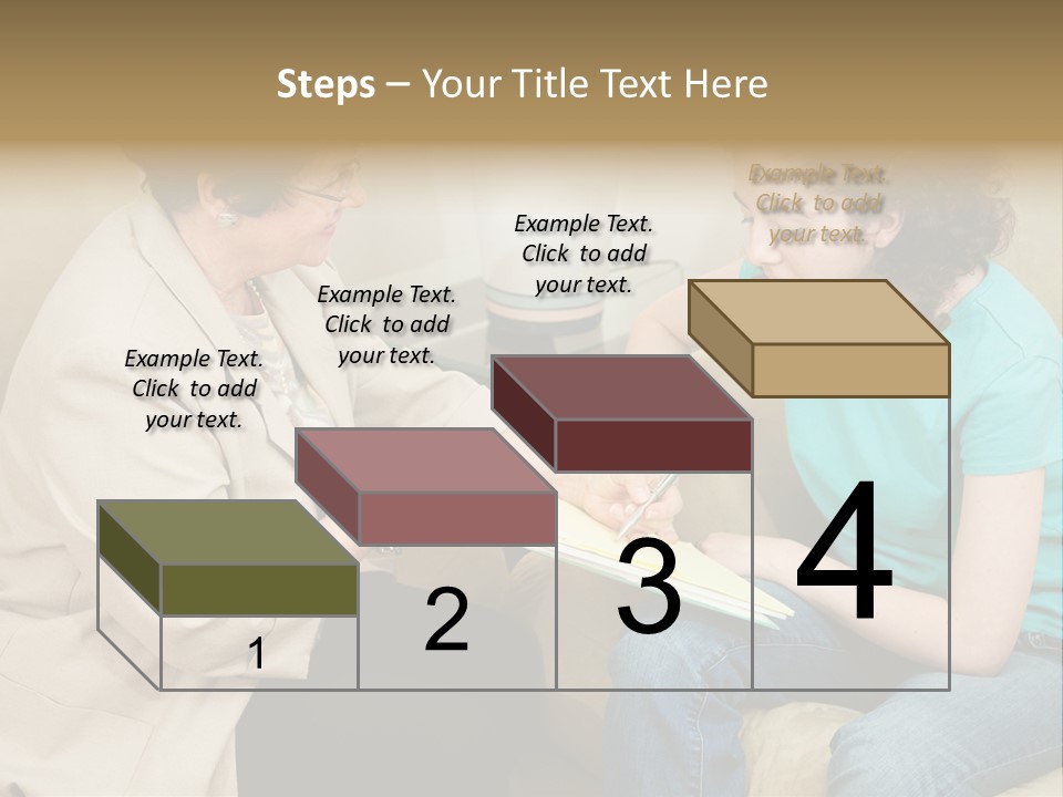 Psychologist Giving A Teen Girl An Agreement To Sign Before Starting Therapy. PowerPoint Template