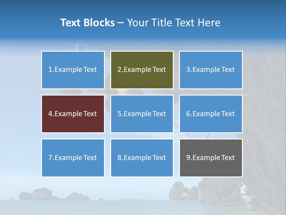 Adult Climbing Hard Overhanging Wall In Krabi, Thailand. PowerPoint Template