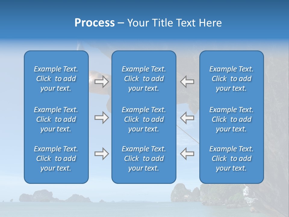 Adult Climbing Hard Overhanging Wall In Krabi, Thailand. PowerPoint Template