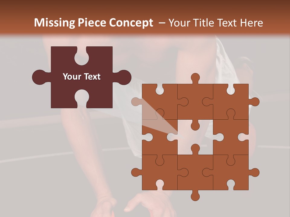 A Shirtless Man Doing Pushups On A Ball PowerPoint Template