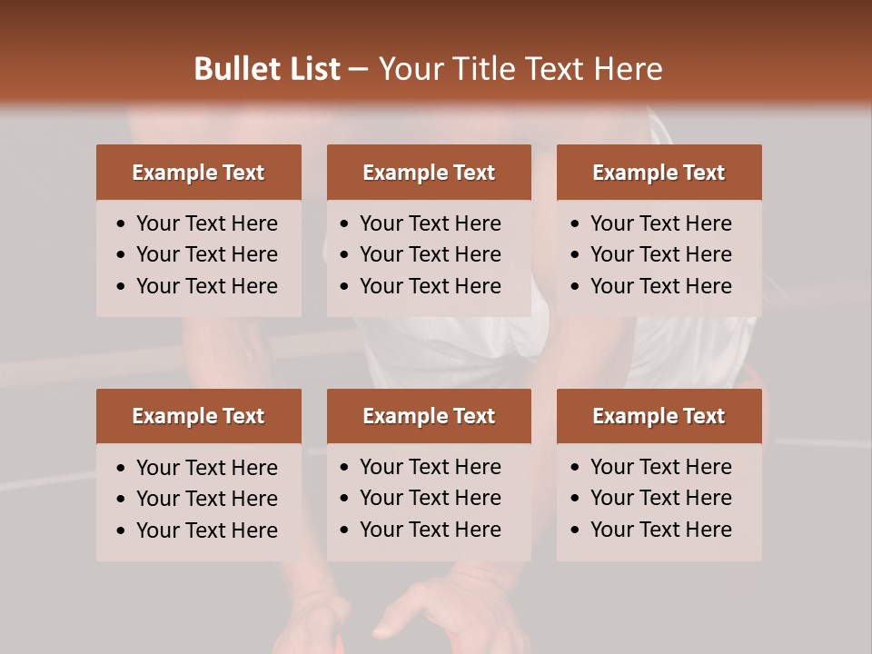 A Shirtless Man Doing Pushups On A Ball PowerPoint Template