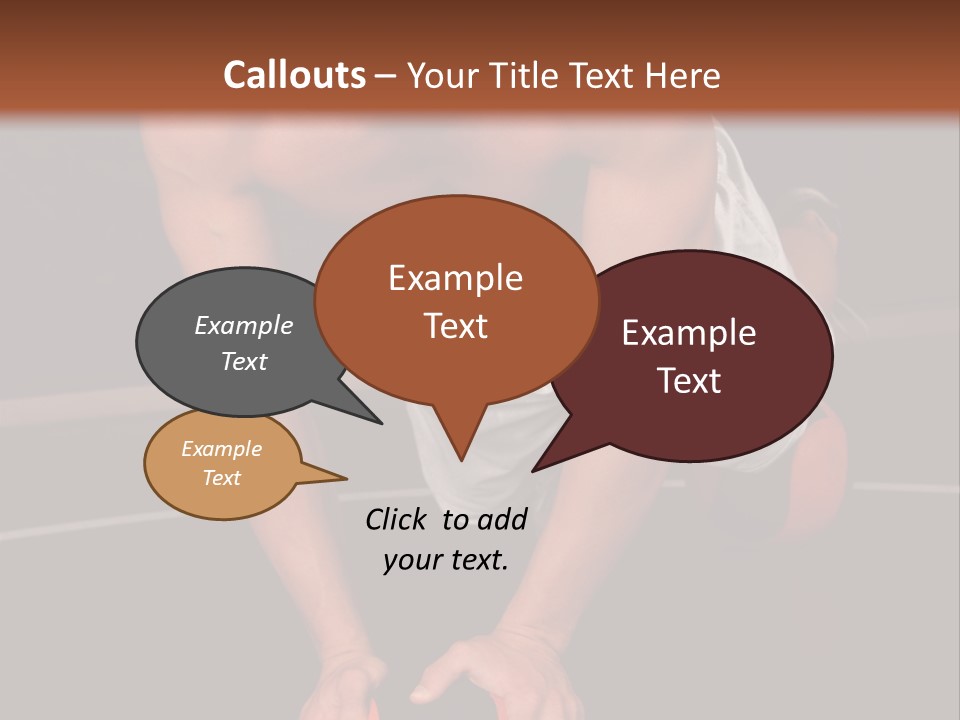 A Shirtless Man Doing Pushups On A Ball PowerPoint Template